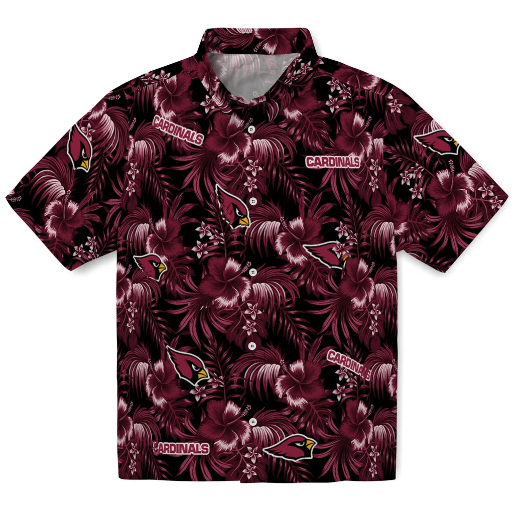Arizona Cardinals Hawaiian Shirt - Hibiscus Exotic | Moonbestprint