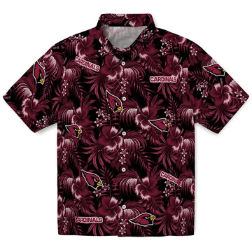 Arizona Cardinals Hawaiian Shirt - Hibiscus Exotic | Moonbestprint