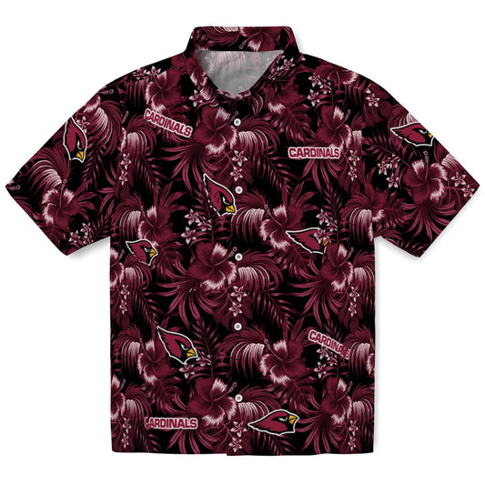 Arizona Cardinals Hawaiian Shirt - Hibiscus Exotic | Moonbestprint
