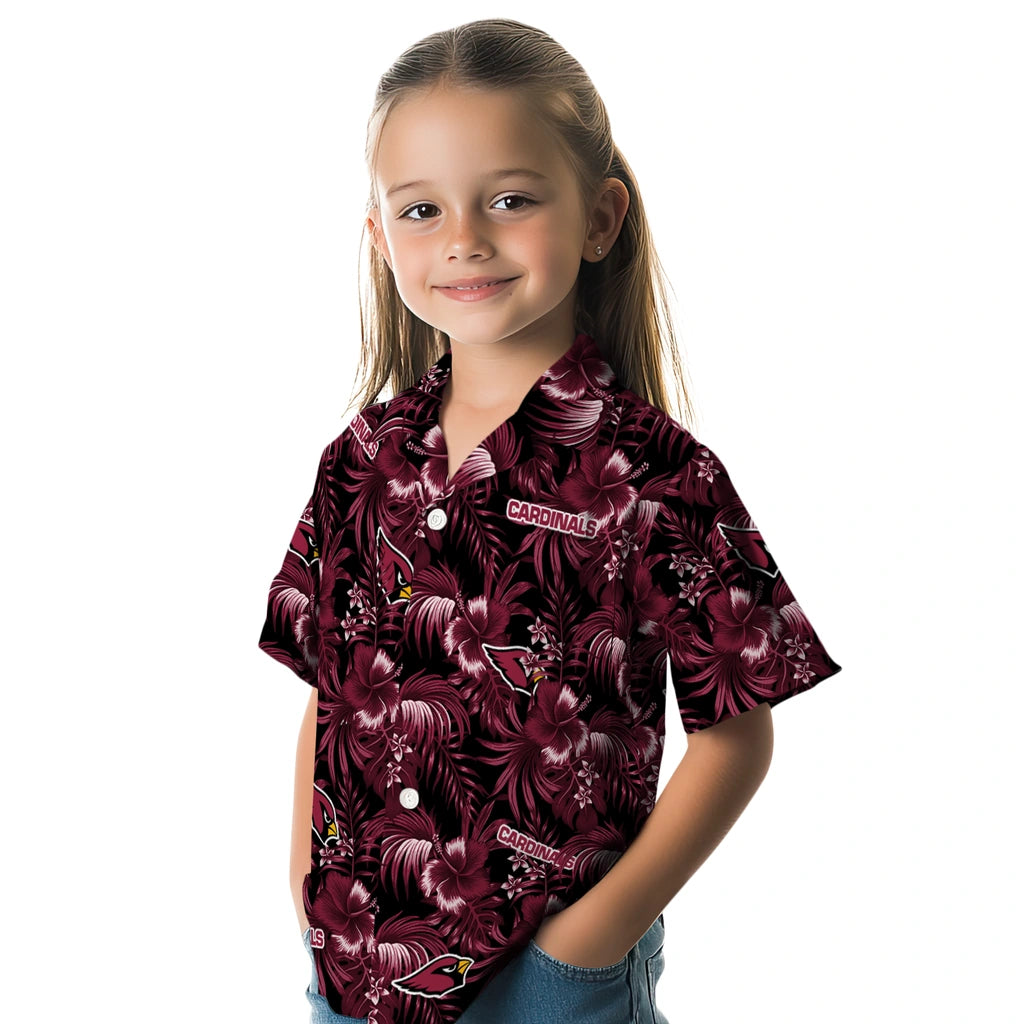 Arizona Cardinals Hawaiian Shirt - Hibiscus Exotic | Moonbestprint