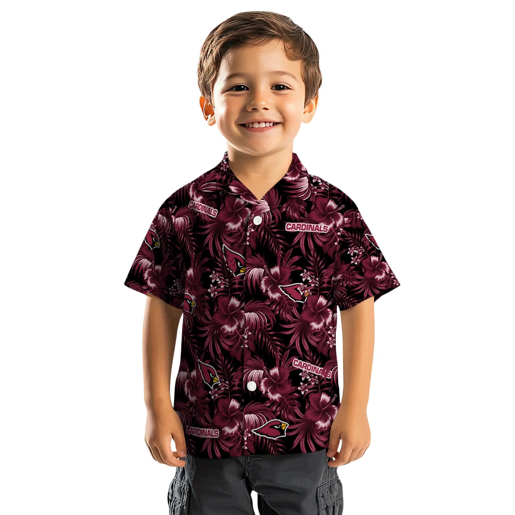 Arizona Cardinals Hawaiian Shirt - Hibiscus Exotic | Moonbestprint