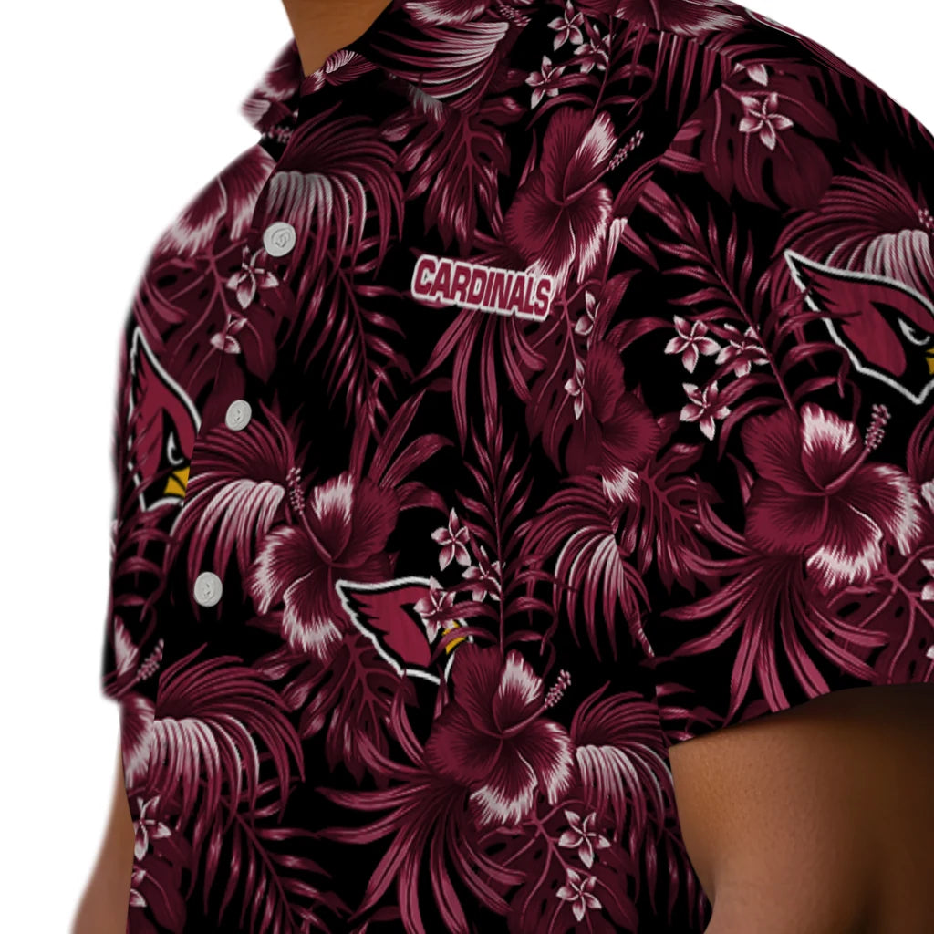 Arizona Cardinals Hawaiian Shirt - Hibiscus Exotic | Moonbestprint