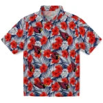 Arizona Cardinals Hawaiian Shirt - Hibiscus Fiesta | Moonbestprint