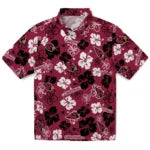 Arizona Cardinals Hawaiian Shirt - Hibiscus Flower Design | Moonbestprint