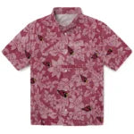 Arizona Cardinals Hawaiian Shirt - Hibiscus Oasis | Moonbestprint