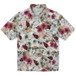 Arizona Cardinals Hawaiian Shirt - Hibiscus Seaside | Moonbestprint