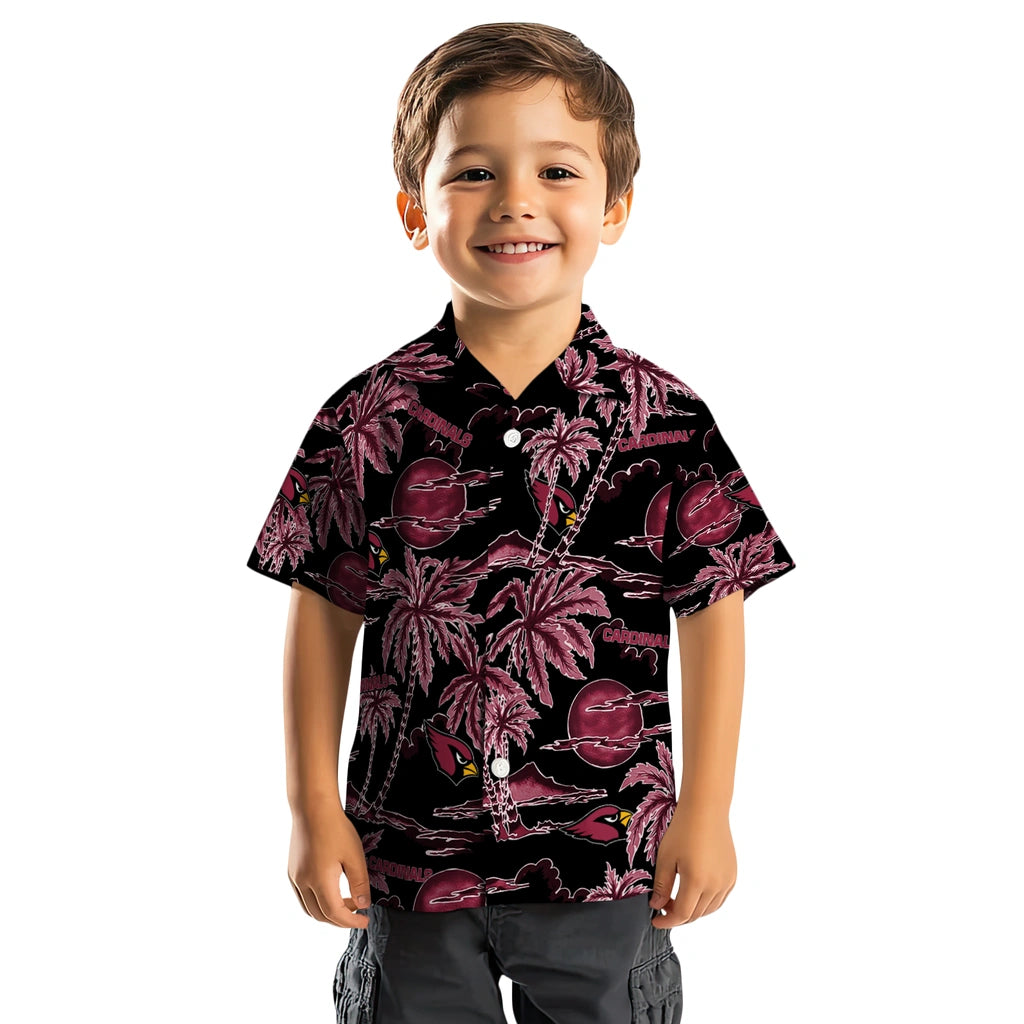 Arizona Cardinals Hawaiian Shirt - Palm Sunset | Moonbestprint