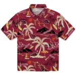 Arizona Cardinals Hawaiian Shirt - Palm Tree Island | Moonbestprint