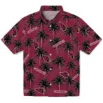 Arizona Cardinals Hawaiian Shirt - Palm Tree Motif | Moonbestprint