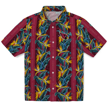 Arizona Cardinals Hawaiian Shirt - Paradise Vines | Moonbestprint