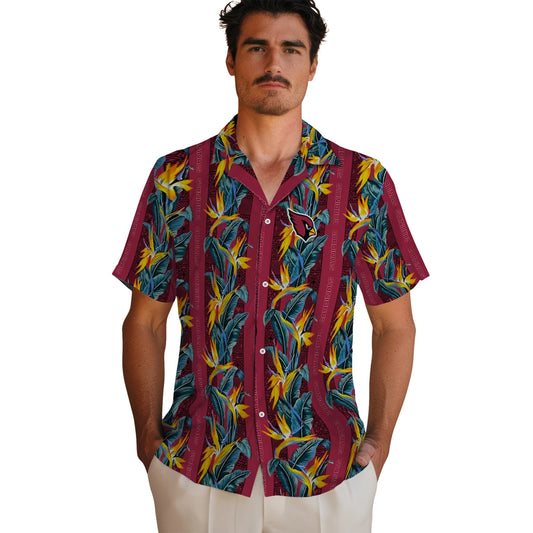 Arizona Cardinals Hawaiian Shirt - Paradise Vines | Moonbestprint