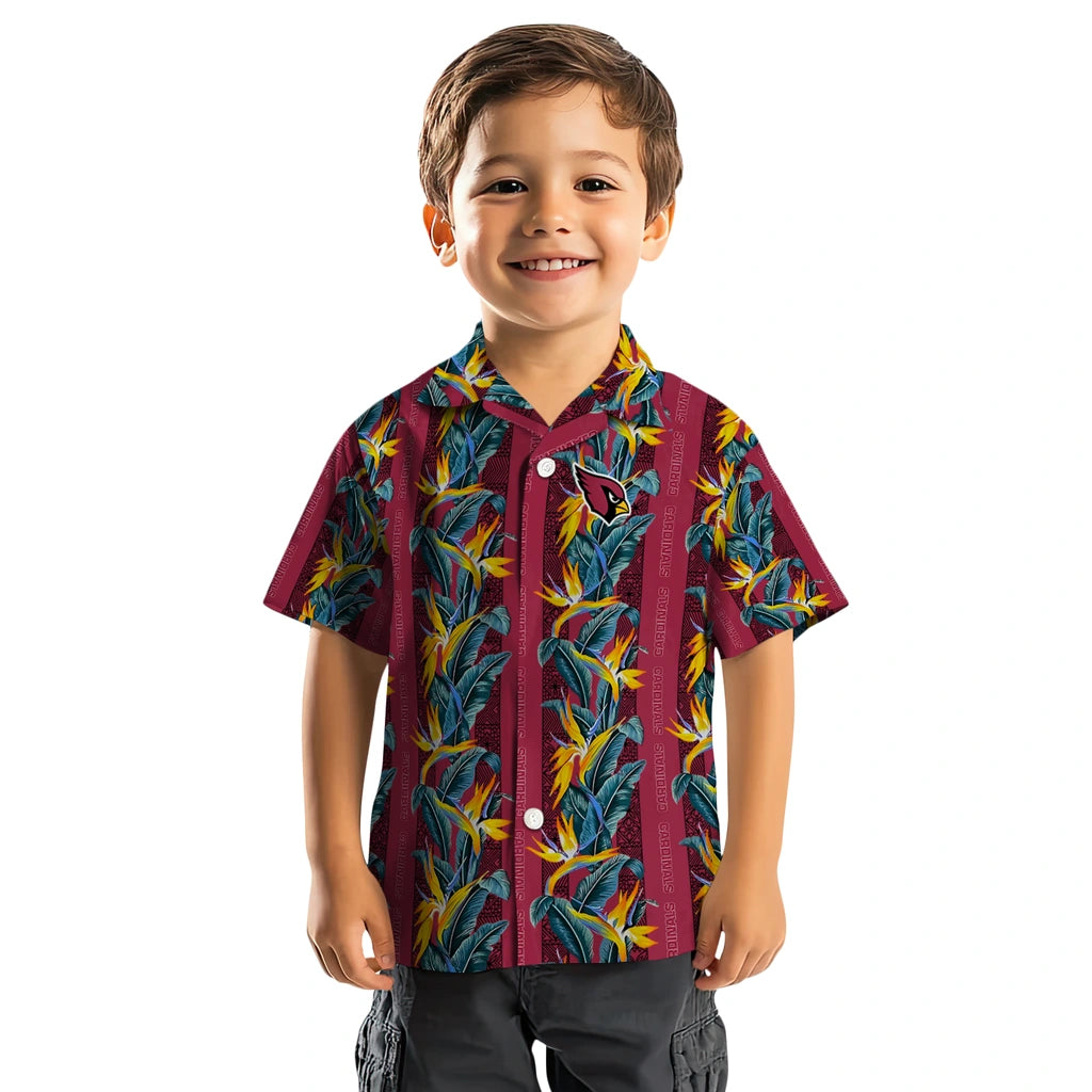 Arizona Cardinals Hawaiian Shirt - Paradise Vines | Moonbestprint