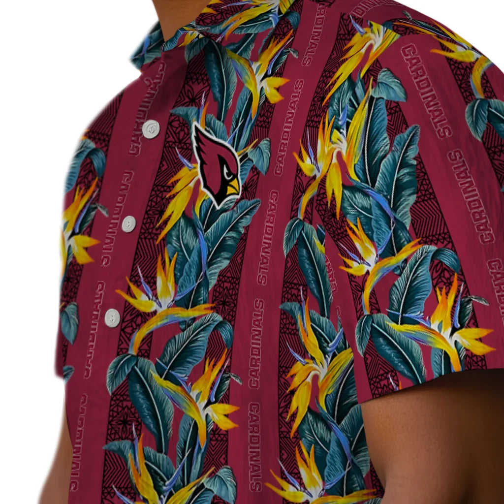 Arizona Cardinals Hawaiian Shirt - Paradise Vines | Moonbestprint