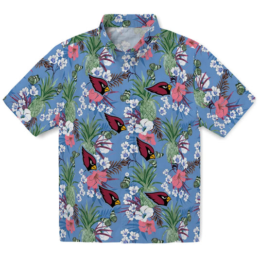 Arizona Cardinals Hawaiian Shirt - Pineapple Bouquet | Moonbestprint