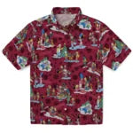 Arizona Cardinals Hawaiian Shirt - Simpsons Christmas | Moonbestprint