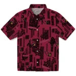 Arizona Cardinals Hawaiian Shirt - Turtle Lines | Moonbestprint