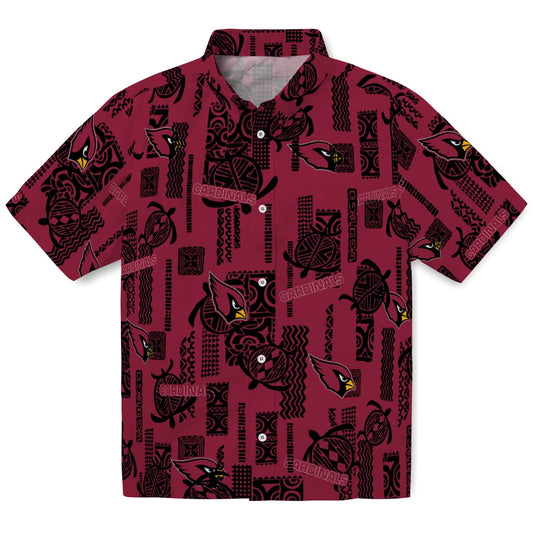 Arizona Cardinals Hawaiian Shirt - Turtle Lines | Moonbestprint