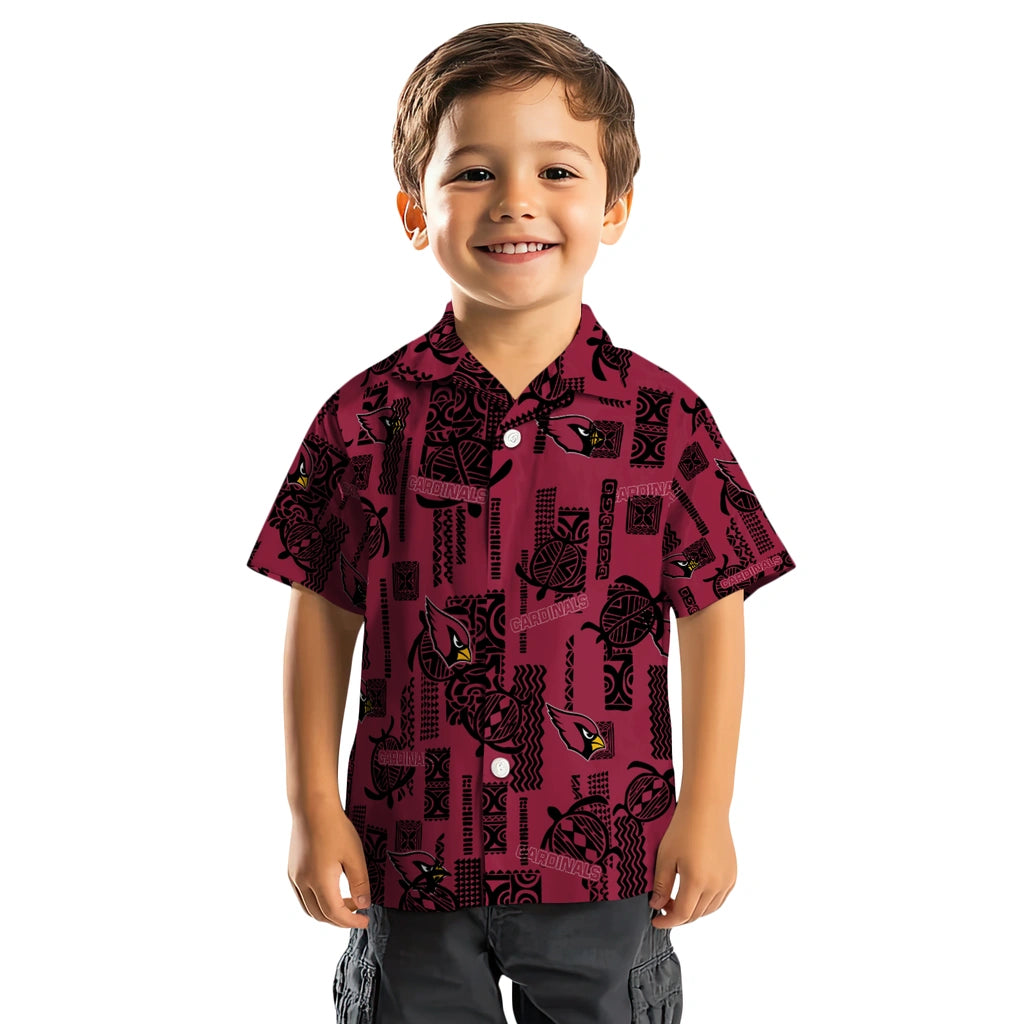 Arizona Cardinals Hawaiian Shirt - Turtle Lines | Moonbestprint