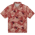 Arizona Cardinals Hawaiian Shirt - Vintage Palm Tree | Moonbestprint