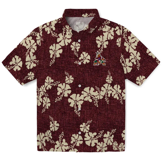 Arizona Coyotes Hawaiian Shirt - 50th State Flower – Moonbestprint