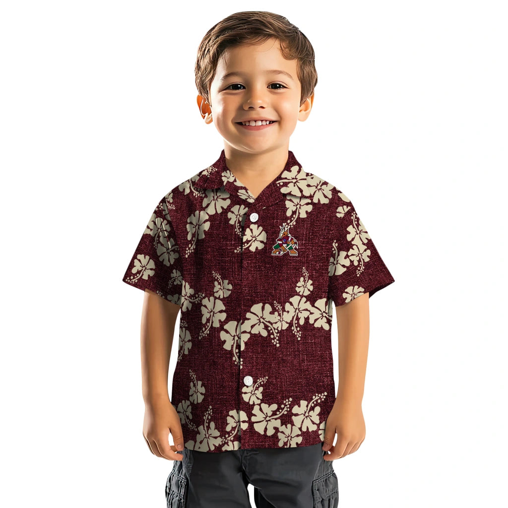 Arizona Coyotes Hawaiian Shirt - 50th State Flower – Moonbestprint