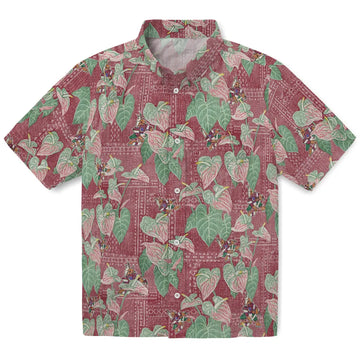 Arizona Coyotes Hawaiian Shirt - Anthurium Overlay – Moonbestprint