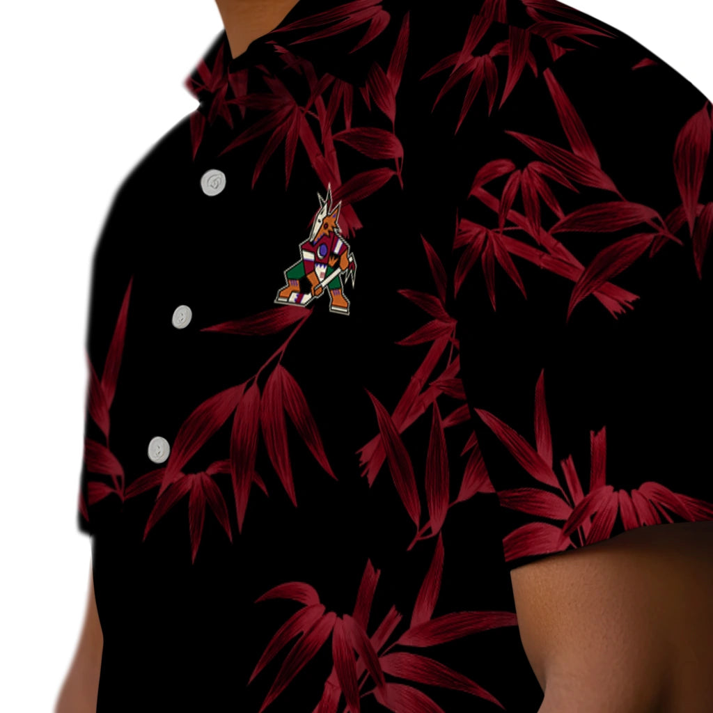 Arizona Coyotes Hawaiian Shirt - Bamboo Branches – Moonbestprint