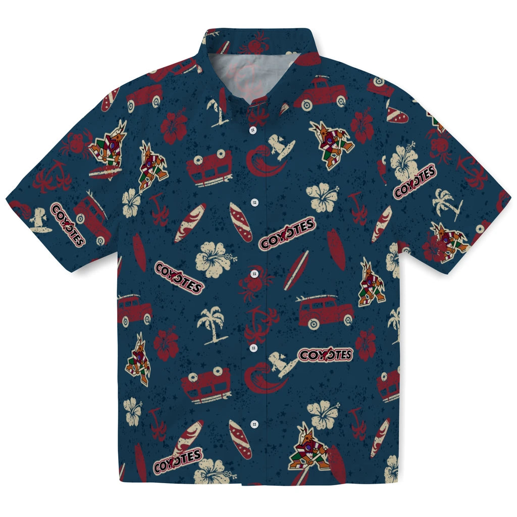 Arizona Coyotes Hawaiian Shirt - Beach Vibe – Moonbestprint