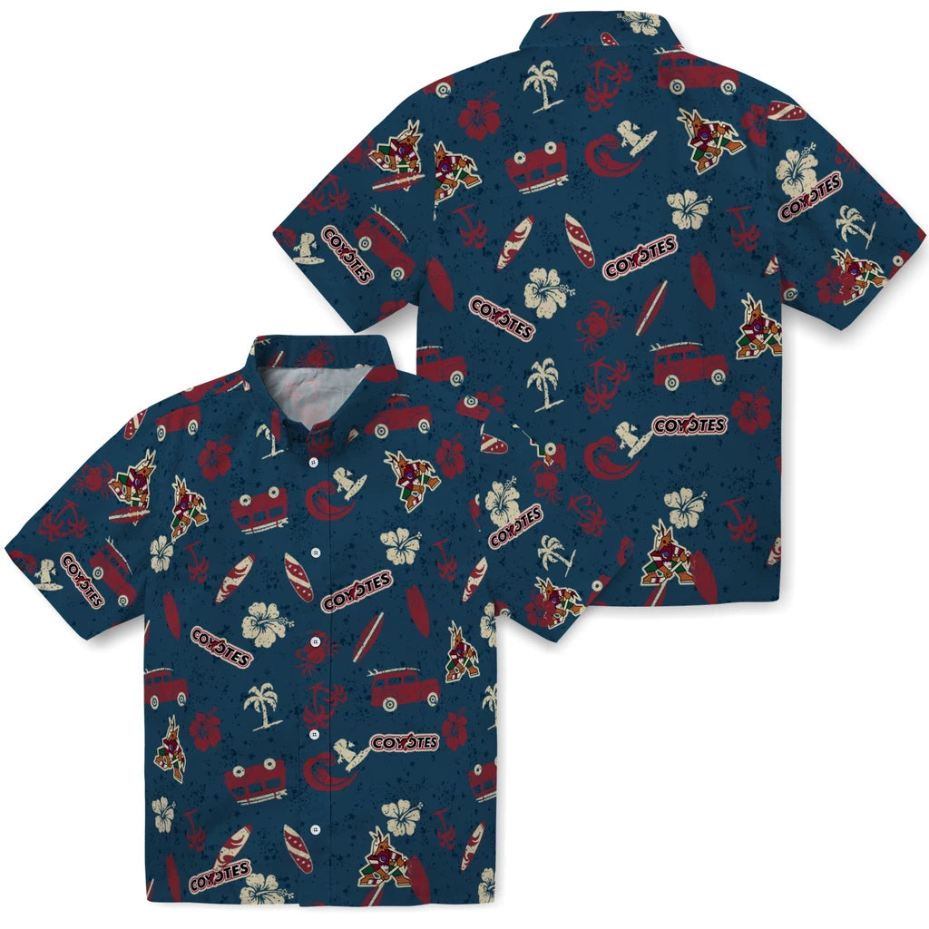 Arizona Coyotes Hawaiian Shirt - Beach Vibe – Moonbestprint