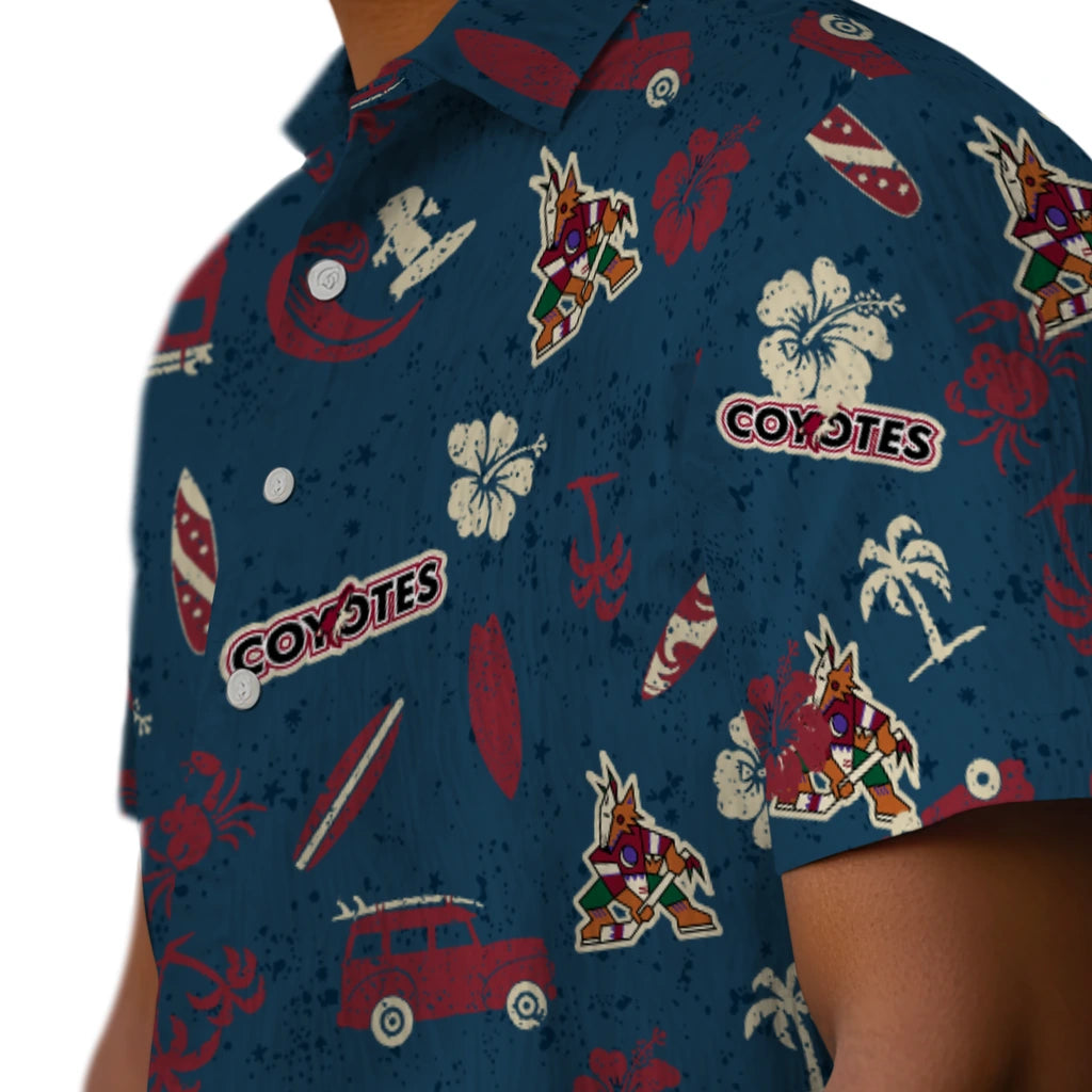 Arizona Coyotes Hawaiian Shirt - Beach Vibe – Moonbestprint