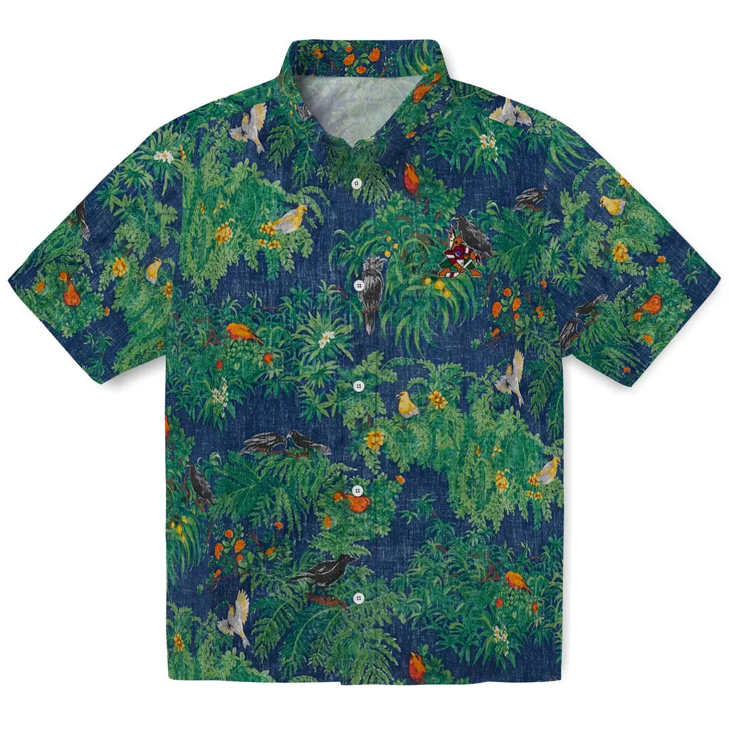 Arizona Coyotes Hawaiian Shirt - Bird Canopy | Moonbestprint