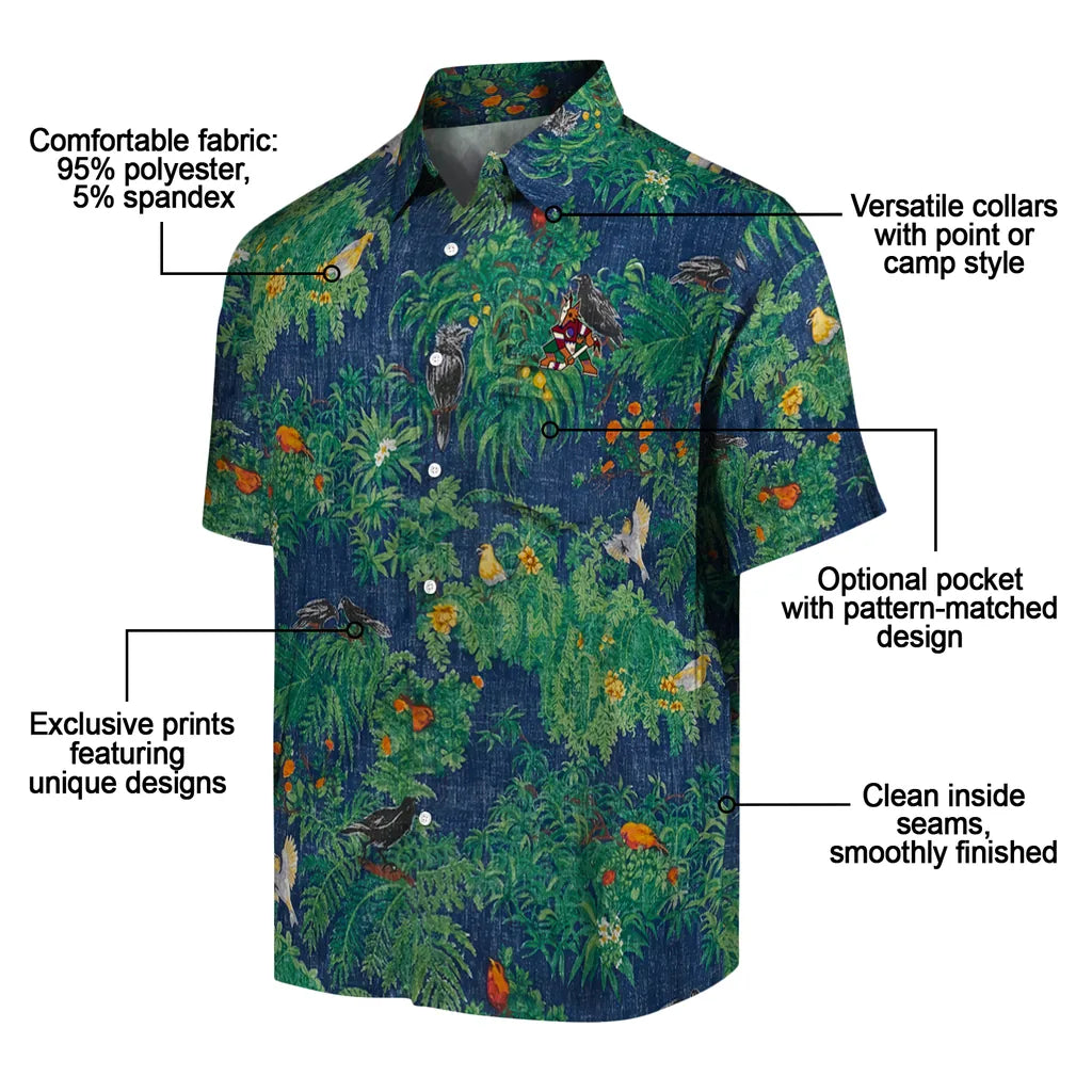 Arizona Coyotes Hawaiian Shirt - Bird Canopy | Moonbestprint