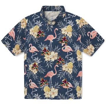 Arizona Coyotes Hawaiian Shirt - Flamingo Hibiscus – Moonbestprint