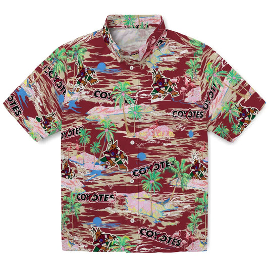 Arizona Coyotes Flamingo Retreat 2026 Hawaiian Shirt – Moonbestprint