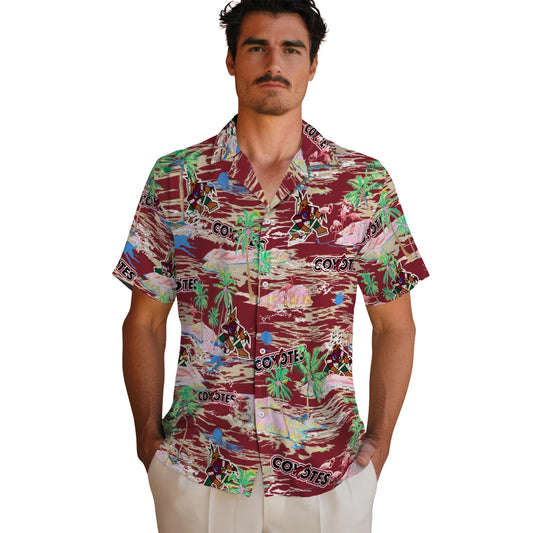 Arizona Coyotes Flamingo Retreat 2026 Hawaiian Shirt – Moonbestprint
