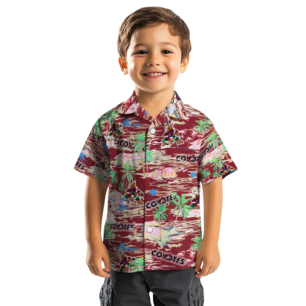Arizona Coyotes Flamingo Retreat 2026 Hawaiian Shirt – Moonbestprint