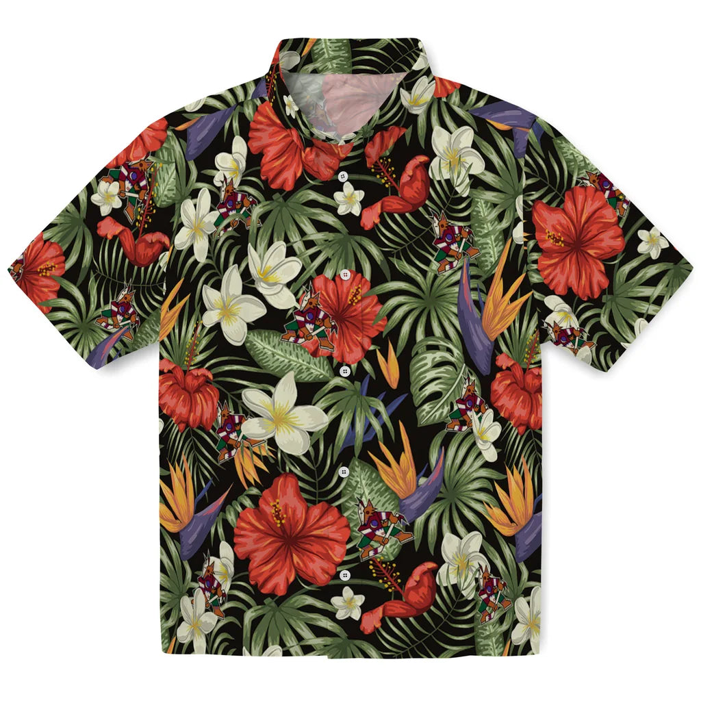 Arizona Coyotes Hawaiian Shirt - Hawaii Floral Hibiscus – Moonbestprint