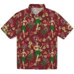 Arizona Coyotes Hawaiian Shirt - Hawaiian Girls Design – Moonbestprint