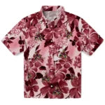 Arizona Coyotes Hawaiian Shirt - Hibiscus Arrangement – Moonbestprint
