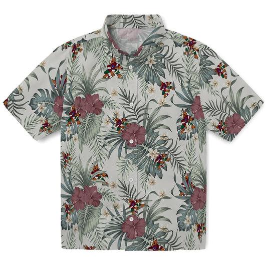 Arizona Coyotes Hawaiian Shirt - Hibiscus Designs | Moonbestprint