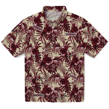 Arizona Coyotes Hawaiian Shirt - Hibiscus Exotic – Moonbestprint