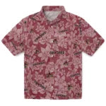 Arizona Coyotes Hawaiian Shirt - Hibiscus Oasis – Moonbestprint
