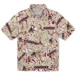 Arizona Coyotes Hawaiian Shirt - Hibiscus Overlay – Moonbestprint