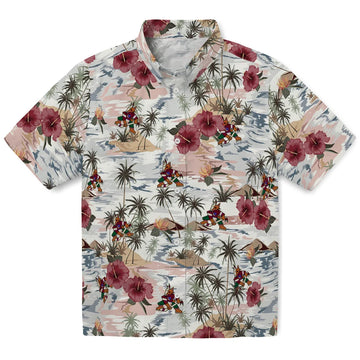 Arizona Coyotes Hawaiian Shirt - Hibiscus Seaside – Moonbestprint