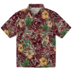Arizona Coyotes Hawaiian Shirt - Hibiscus Tiki Jungle – Moonbestprint