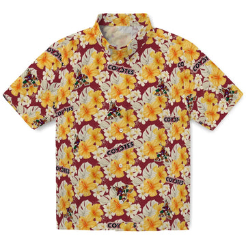 Arizona Coyotes Hawaiian Shirt - Hibiscus Tropics – Moonbestprint