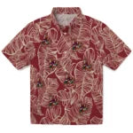 Arizona Coyotes Hawaiian Shirt - Leaf Outline – Moonbestprint
