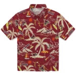 Arizona Coyotes Hawaiian Shirt - Palm Tree Island – Moonbestprint