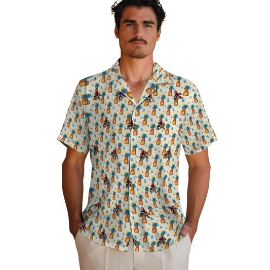 Arizona Coyotes Hawaiian Shirt - Pineapple Delight | Moonbestprint