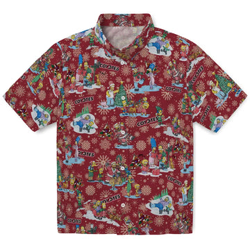 Arizona Coyotes Hawaiian Shirt - Simpsons Christmas – Moonbestprint